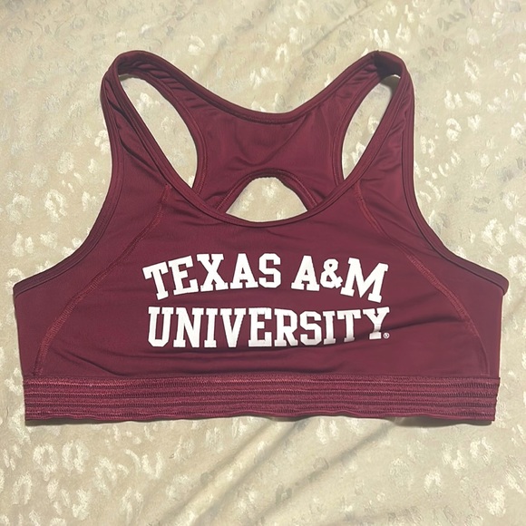 PINK brand TAMU sports bra - Picture 1 of 1